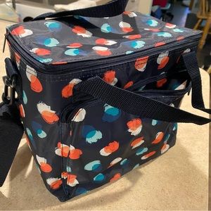 Large Insulated lunch bag, adjustable strap, NEW